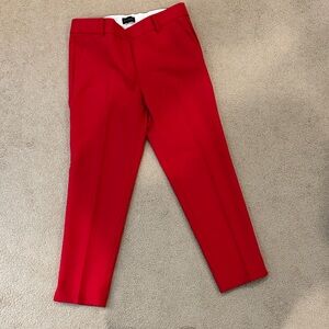 Talbots Women's Red Ankle Pants